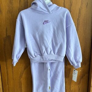 Nike Light Purple Hoodie and Joggers Set